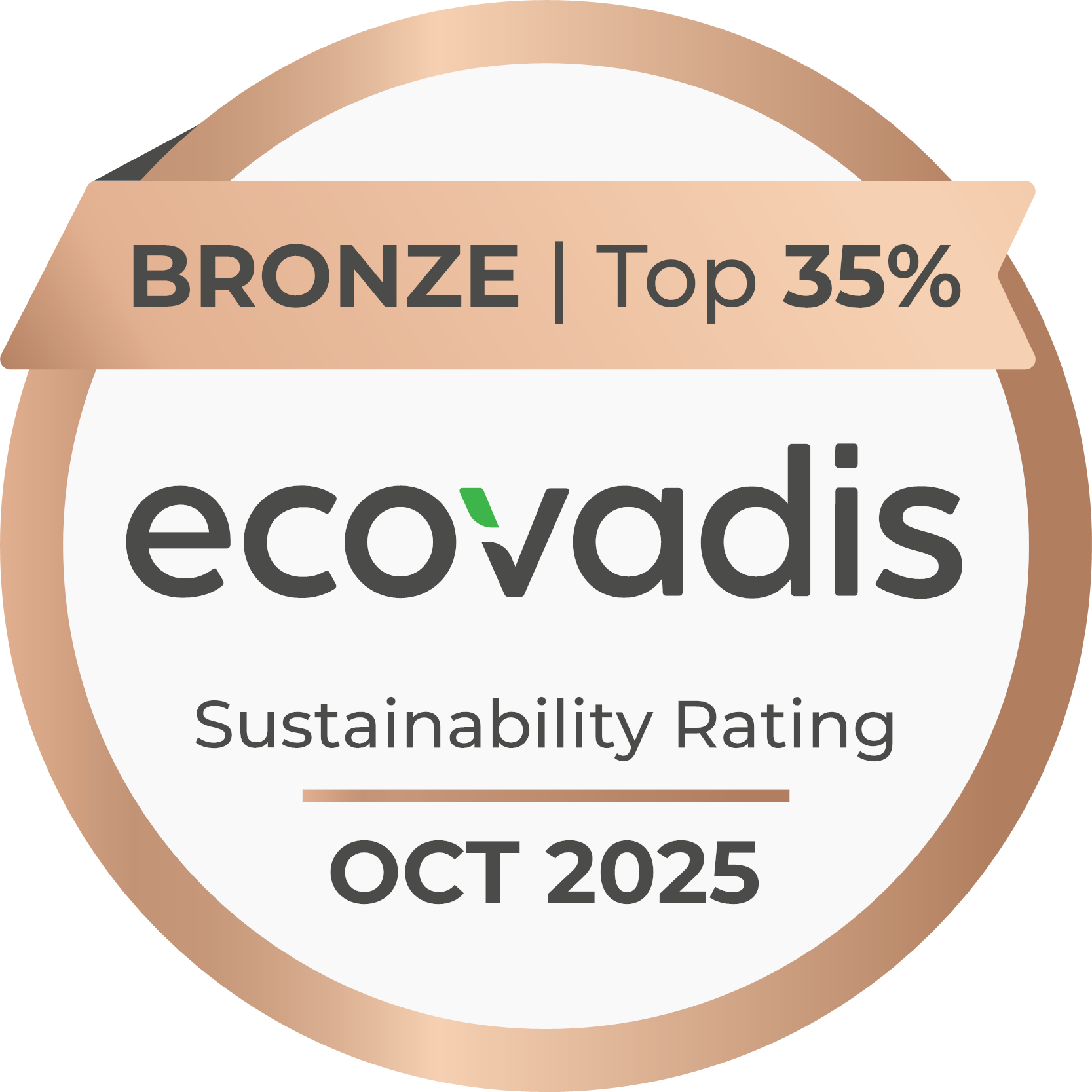 Ecovadis bronzen medaille